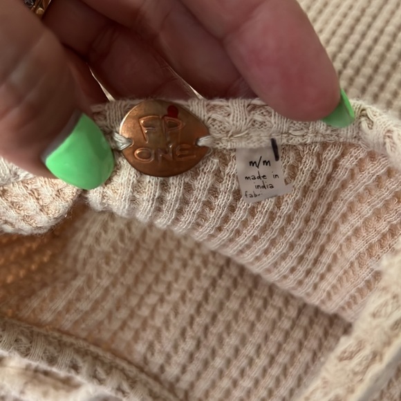 Free People ruched dress cream size XSmall, Medium and Large - Picture 9 of 9